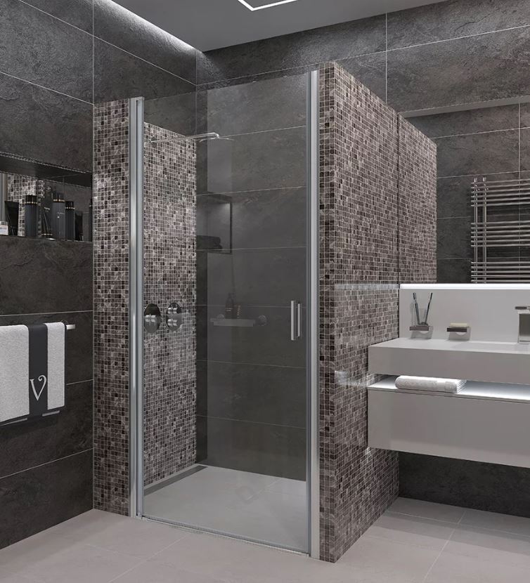 Душевая дверь Veconi VN-43 Арт. VN43-70-01-C5 Стекло прозрачное 6 мм