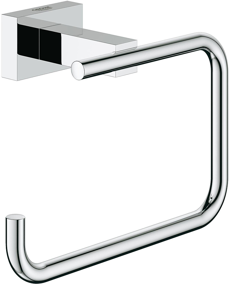 40507001 Держатель для туалетной бумаги GROHE Essentials Cube без крышки,(хром)