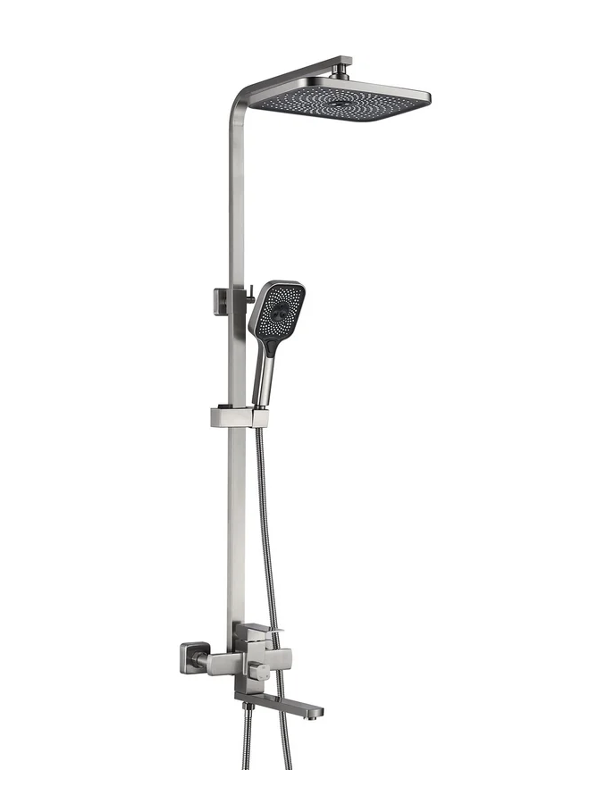 Душевая система, нержавейка, сатин S7036L "SHEVANIK"