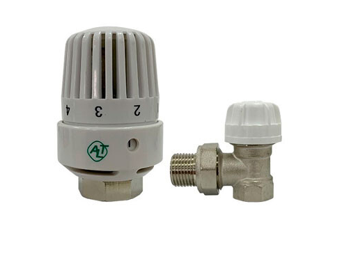 Термоклапан с термоголовкой ПРЯМОЙ 3/4 в.н ALT