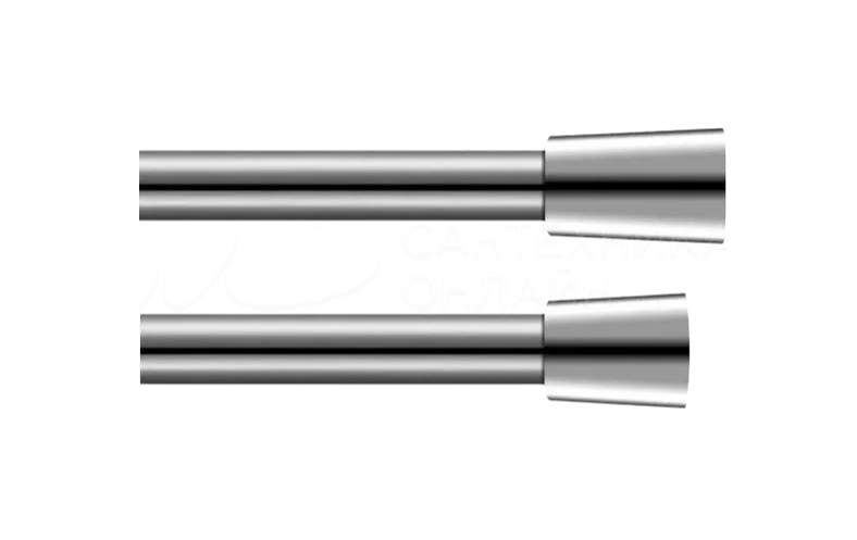 Шланг для душа ROSE, 150см, хром RE32-15 ПВХ