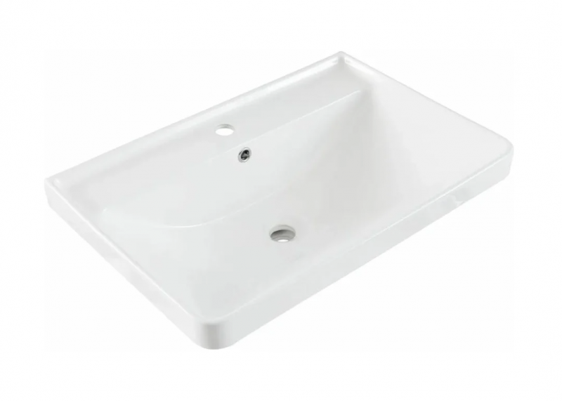 Раковина керамическая накладная Ирис-Т 605*475*190 мм (346264)