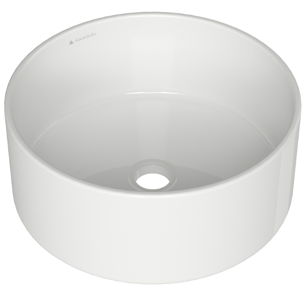 Раковина Aqueduto Espiral ESP0110 40 см белая глянцевая